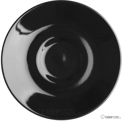 Olympia Cafe Espresso Schoteltje Zwart (12 Stuks) - CU955