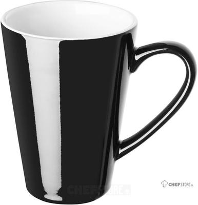 Olympia Cafe Latte Cup Zwart - 340ml 11.5fl Oz (pak van 12) - CU957