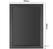 Olympia Wandplaat Zwart Houten Frame 450x600mm - CU990 3