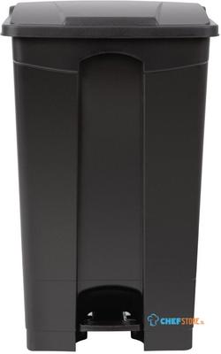 Jantex keuken pedaalemmer zwart 87ltr | CW724
