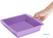 Hygiplas Flexibele Siliconen Vierkante Bakvorm - Paars (allergeen) - 245 X 245 mm - CX049 2