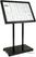 Securit Teak Witte LED's Informatie 4xA4 Display Met Mast En Voet - CX074 2