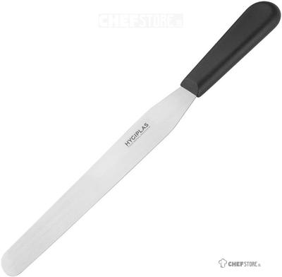 Hygiplas recht paletmes 25,5cm zwart | D406