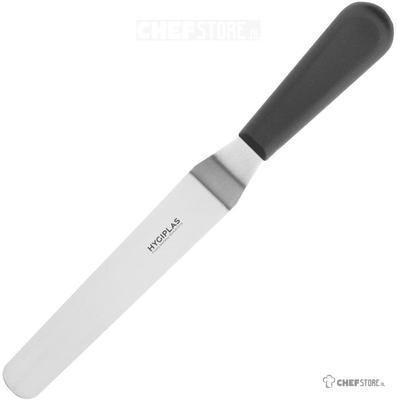 Hygiplas gebogen paletmes 19cm zwart | D410