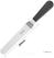 Hygiplas gebogen paletmes 10cm zwart | D420 5