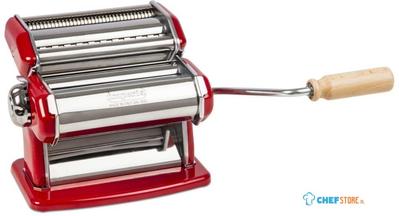 Imperia Verchroomd Stalen Pastamachine Rood, Imperia DA426