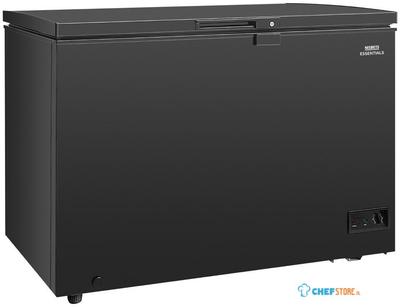 Chefstore.nl Essentials Vrieskist Zwart 282L - HS-384C(N)