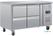 Gekoelde werkbank op wielen | 4 laden, GN1/1 | Geventileerd | Polar DA547