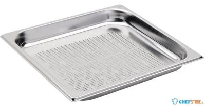 Gastro M RVS GN2/3 bak geperforeerd 65mm |  DA746
