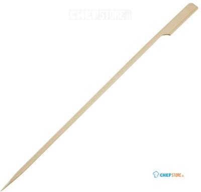 Fiesta Green composteerbare bamboe prikkers met peddelvorm 24cm | 100 stuks | DB498