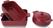 Olympia braadslede van keramiek rood en taupe GN 1/2 |  DB527 3