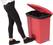 Jantex keuken pedaalemmer rood 65ltr | DC710 5