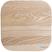 Bolero lage gegalvaniseerd stalen kruk met houten zitting |  DE478 3