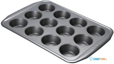 Circulon Carbonstalen Anti-Kleef Bakvorm Voor 12 Muffins 39,5 X 28cm - Circulon DE505