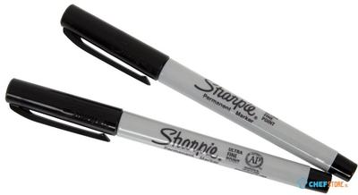 Sharpie Ultrafijne Permanente Marker Zwart (2 Stuks) - Sharpie DE707