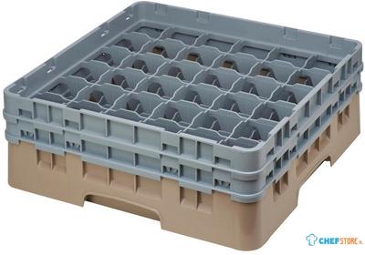 Cambro Camrack vaatwaskorf met 36 compartimenten max. glashoogte 13,3cm | DE794