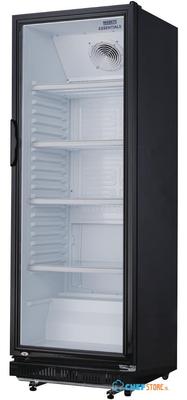 Chefstore.nl Essentials Vrijstaande Displaykoeling Zwart 346L - DG280
