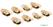 Fiesta berkenhouten bootjes 8cm |  DK383 5