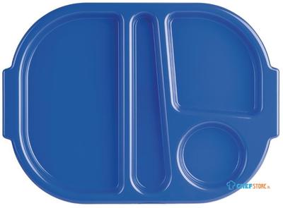 Kristallon dienbladen met vakken 32,2 x 23,6cm blauw | DL129