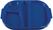 Kristallon dienbladen met vakken 32,2 x 23,6cm blauw | DL129 4
