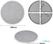 Bolero Rond Tafelblad van Glasvezel Grijs Steeneffect 580 Mm - DL485 4