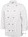 Whites Chicago unisex koksbuis lange mouw wit M | DL710-M 5