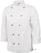 Whites Chicago unisex koksbuis lange mouw wit S | DL710-S 5