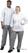 Whites Vegas unisex koksbroek zwart-wit geruit L | DL712-L 3