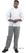 Whites Vegas unisex koksbroek zwart-wit geruit XL | DL712-XL 4