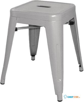 Bolero Bistro Lage Kruk van Staal (4 Stuks) - DL875