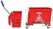 Jantex rolemmer met wringer rood 20ltr | DL912 3