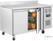 Polar 2-deurs werkbank met vriezer | Achteropstand en wielen | 282 liter | -10°C/-20°C | DL916 5