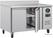 Polar 2-deurs werkbank met vriezer | Achteropstand en wielen | 282 liter | -10°C/-20°C | DL916 6