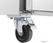 Werkbank met vriezer | 3 deurs | Achteropstand en wielen | 417 liter | -10°C/-20°C | Polar DL917 6