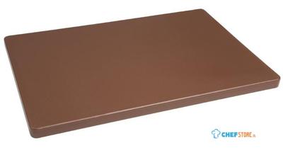 Hygiplas kleurcode lage dichtheid snijplank 2x45x30cm bruin | DM003