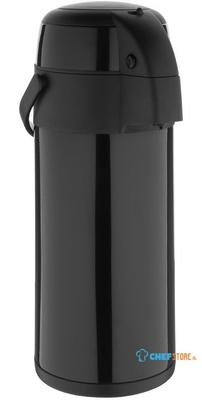 Olympia Pump Action RVS Dubbelwandige Airpot Zwart - DM186