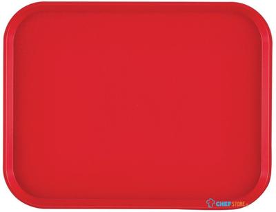 Cambro polypropyleen fastfood dienblad rood 41x30cm | DM800