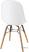 Bolero polypropyleen stoelen met houten poten wit | DM840 3