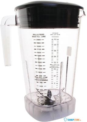 Stapelbare MX mengbeker met deksel - 2 liter - Waring - DM876
