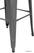Bolero Stalen Bistro Barkruk Grijs (4 Stuks) - Bolero DM934 5