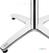 Bolero aluminium tafelonderstel met 4 poten | DN641 2