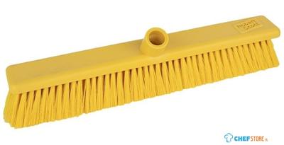 Jantex zachte hygiënische bezem 45cm geel | DN834