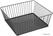 Olympia Wire Voedseldisplay Dienblad Vierkant Zwart 280x280x100mm - DP673