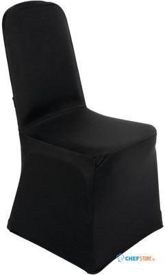 Bolero hoes voor banketstoel zwart | DP923