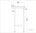 Holmes RVS Wandtafel Met Opstaande Rand 600(D)mm - Holmes DR022 6