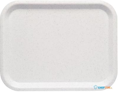 Roltex Nordic dienblad wit gespikkeld 36x28cm |  DR874