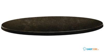 Topalit Classic Line rond tafelblad Cyprus metal 70cm |  DR936