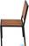 Bolero stalen en acaciahouten stoelen zonder armleuningen | DS150 3