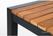 Bolero vierkante stalen en acaciahouten bartafel | DS155 6