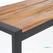 Bolero stalen en acaciahouten industriële banken 160cm | DS158 6